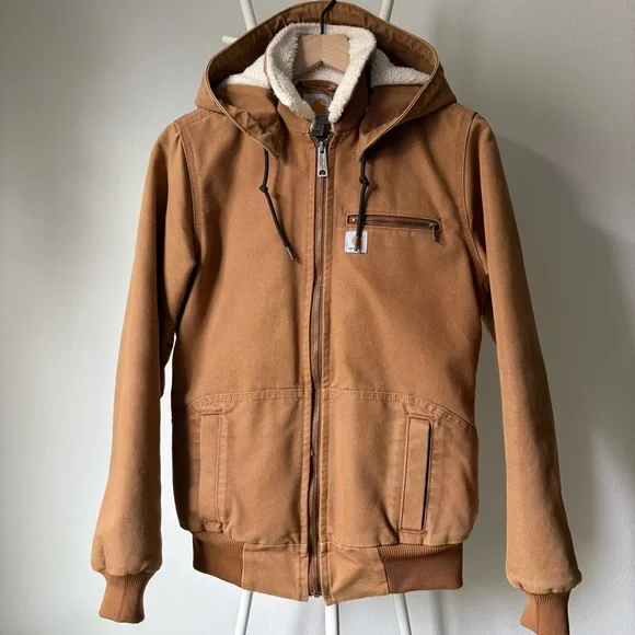 Carhartt Wildwood Sherpa Lined Jacket with Hood - Picture 1 of 13